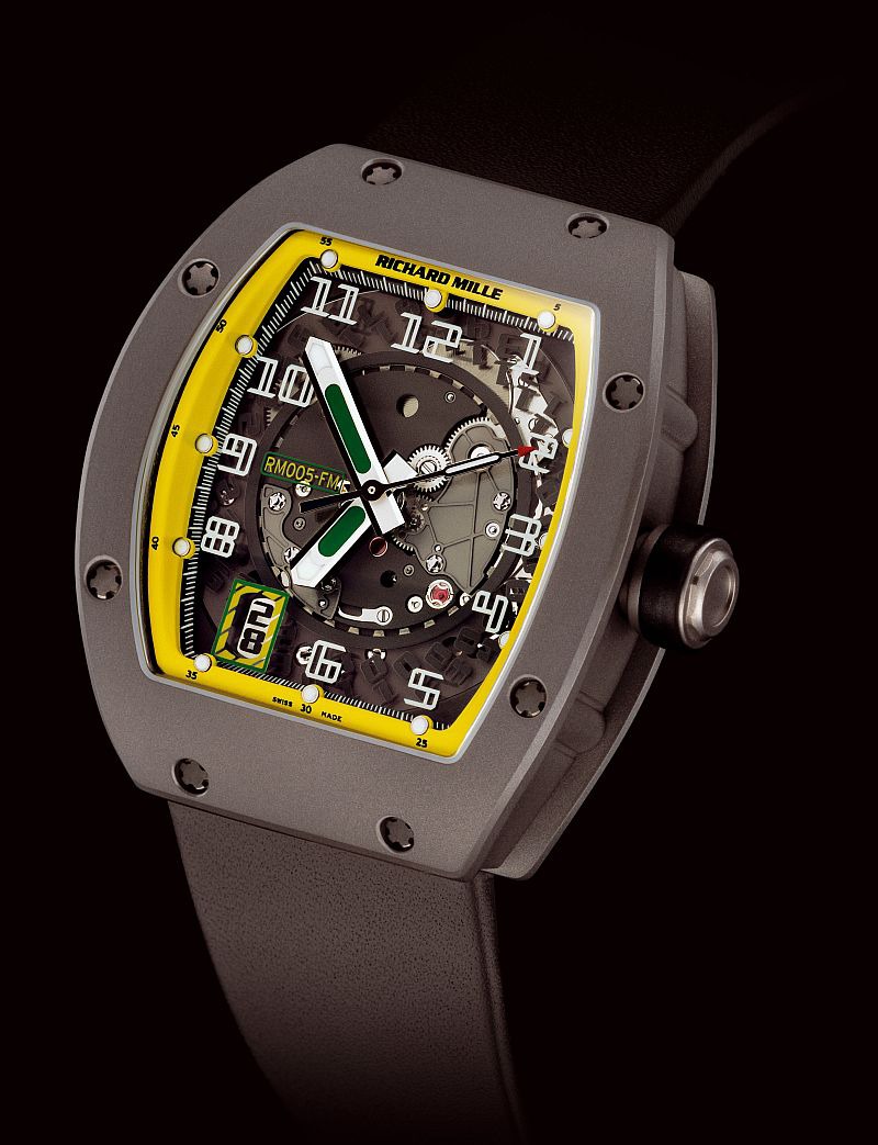 Replica Richard Mille RM 005 Felipe Massa Titanium Watch Replica Richard Mille RM 005 Felipe Massa Titanium Watch